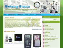 Tablet Screenshot of bintangutama.net